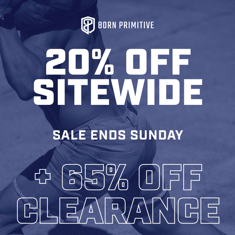 Sales End Sunday 20% Off Sitewide