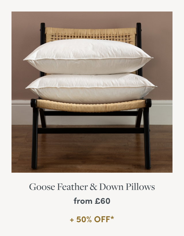 Goose Feather & Down Pillows