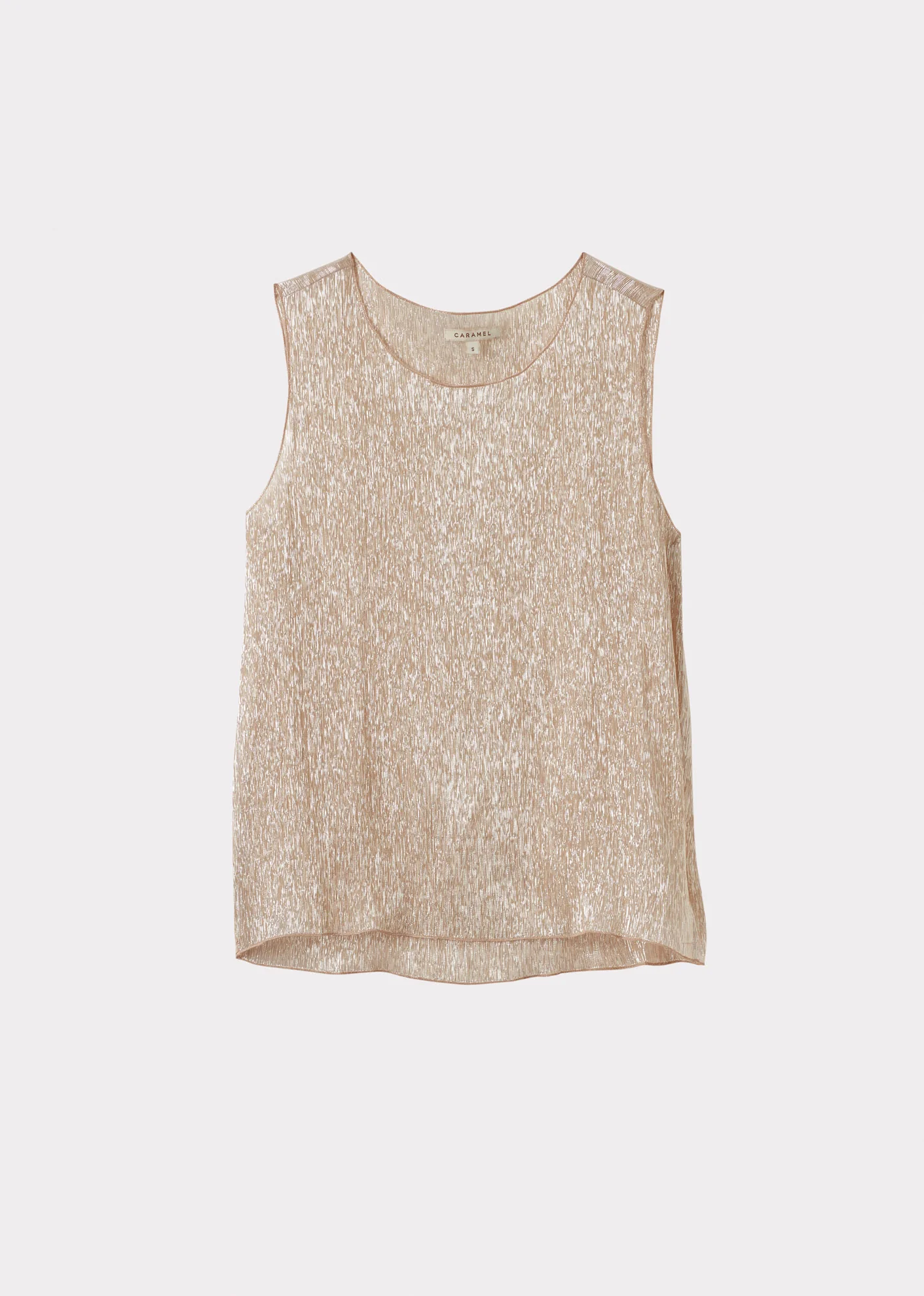 Image of WOMEN'S SILK VEST - CHAMPAGNE