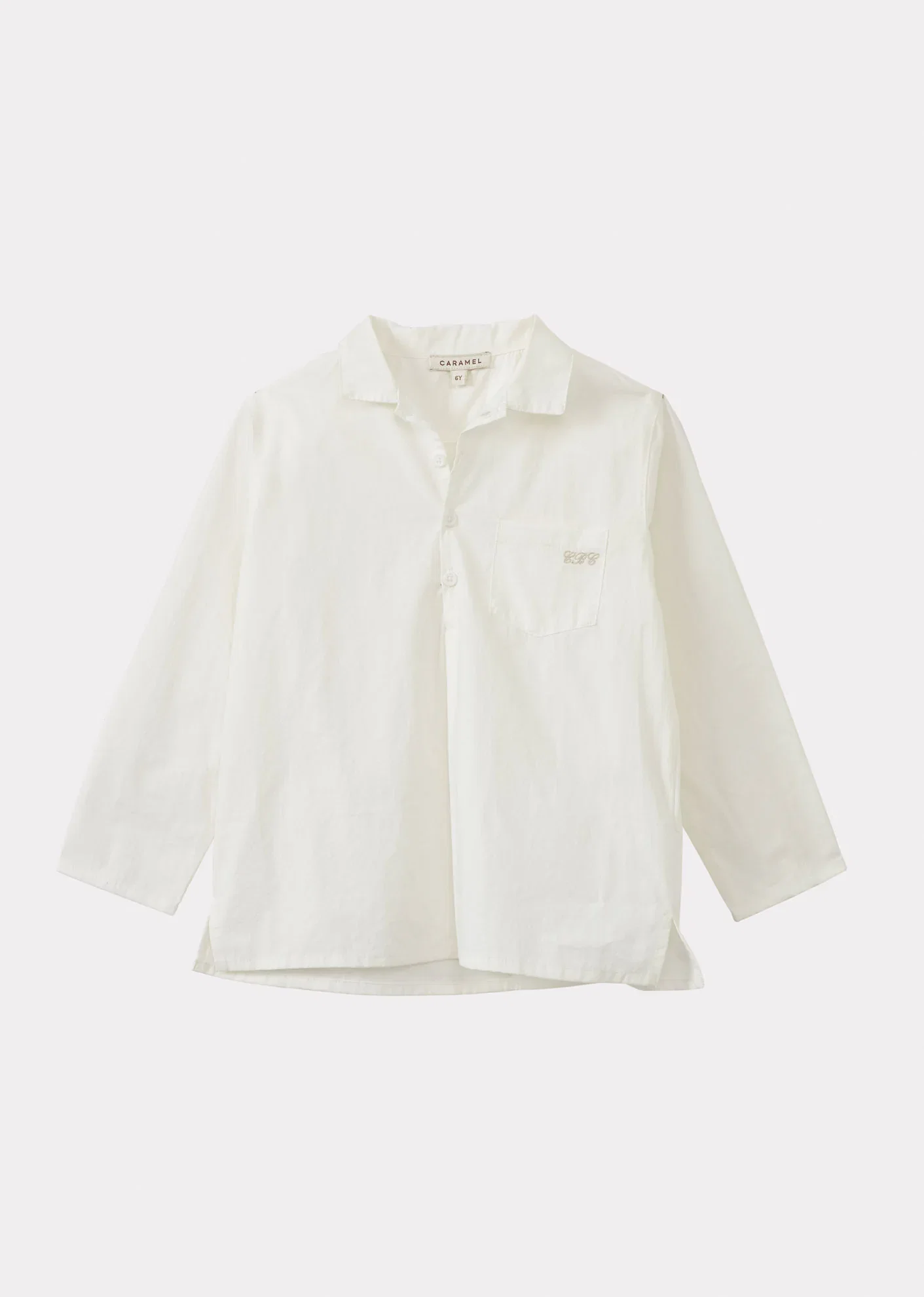 Image of BULLSHARK CHILDREN'S COTTON SHIRT - ECRU