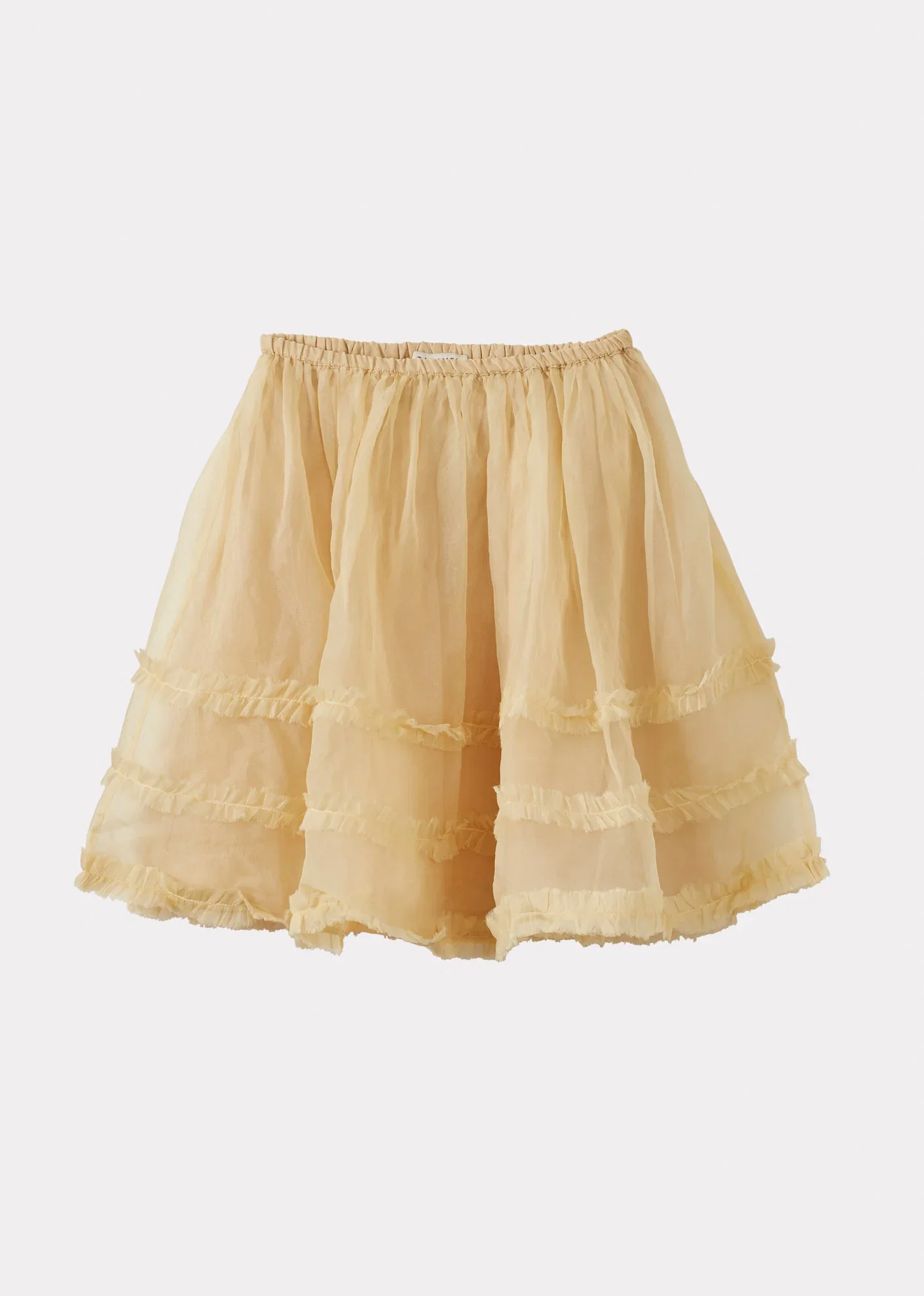Image of HALTON GIRL'S SILK TUTU SKIRT - APRICOT