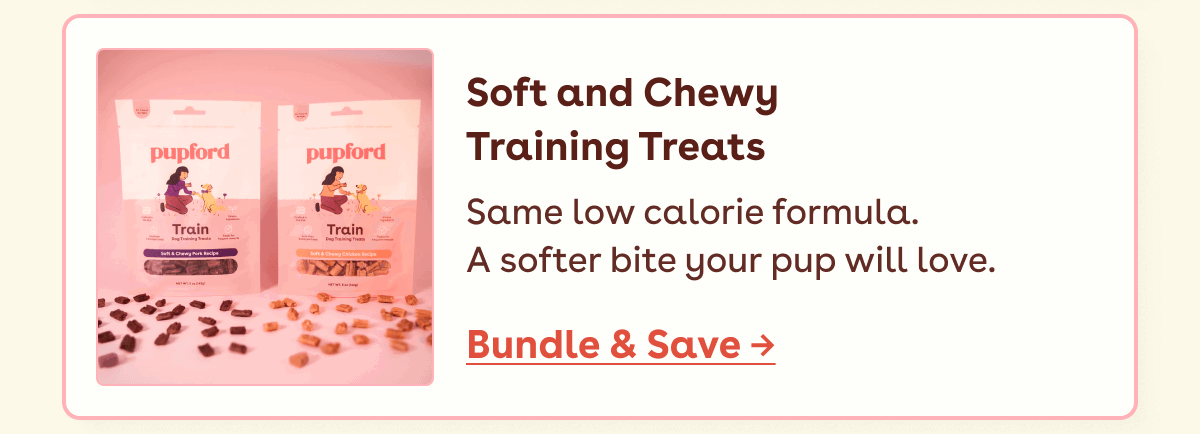 Soft and chewy training treats 