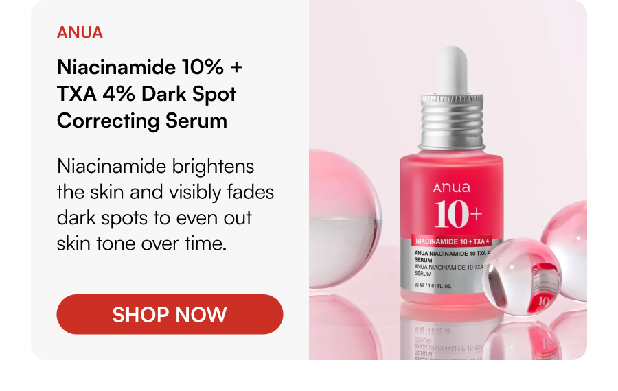 ANUA Niacinamide 10% + TXA 4% Dark Spot Correcting Serum