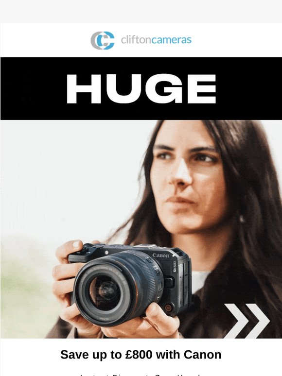 Up to £800 off Canon ❤️📸 + this week's launches