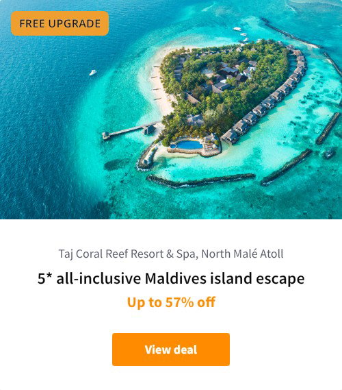 5* all-inclusive Maldives island escape