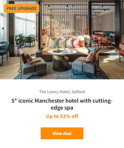 5* iconic Manchester hotel with cutting-edge spa