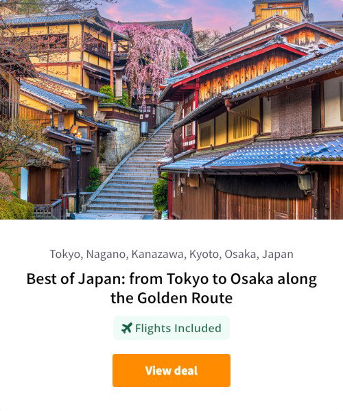 Best of Japan: from Tokyo to Osaka along the Golden Route