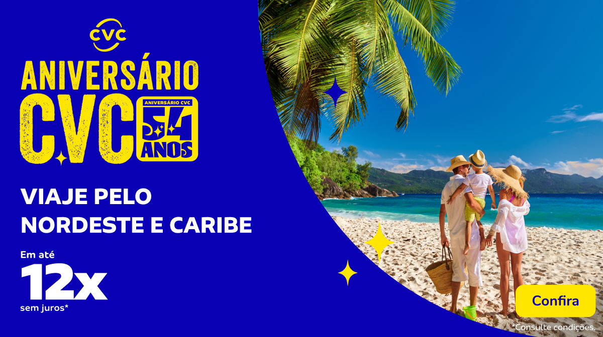 Viaje pelo NORDESTE e Caribe