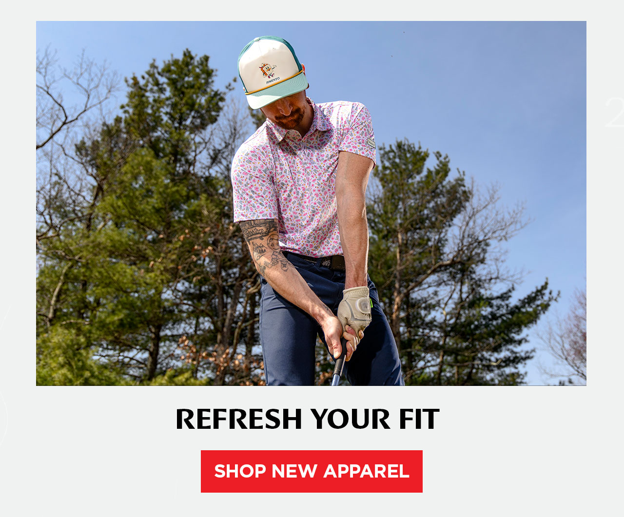 B7 - Shop New Golf Apparel