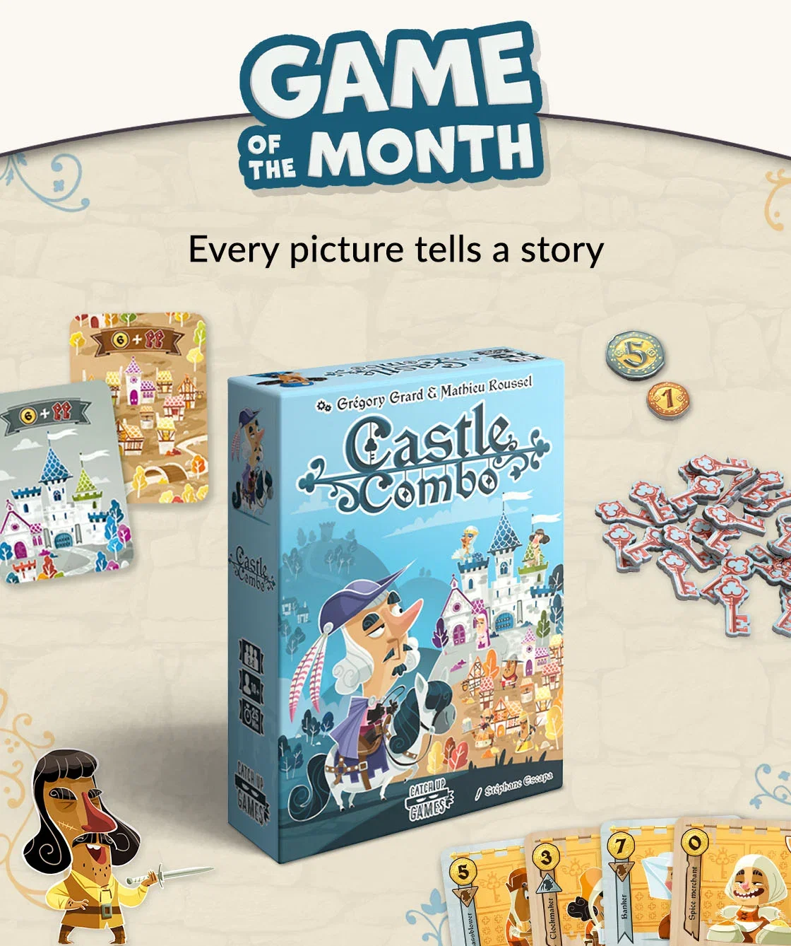 GAME OF THE MONTH | Castle Combo | Every picture tells a story