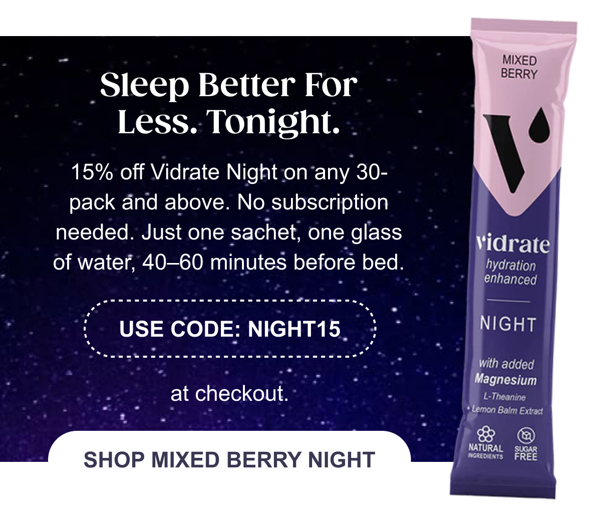 Sleep Better for Less. Tonight.