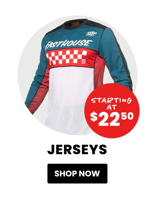 Jerseys  Starting at $22.50