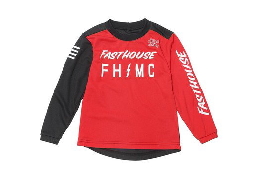 Fasthouse 2024 Toddler Jersey - Akin - Red/Black  4T