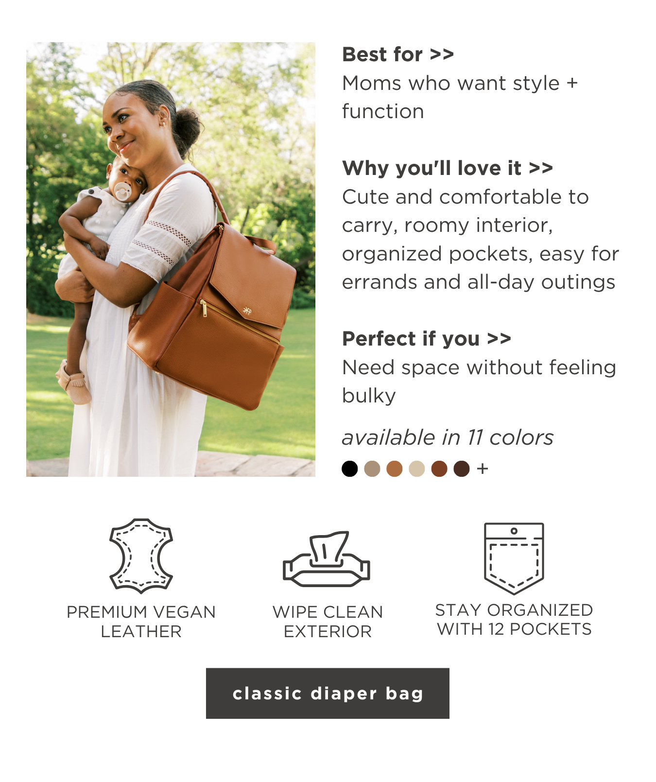 Classic Diaper Bag