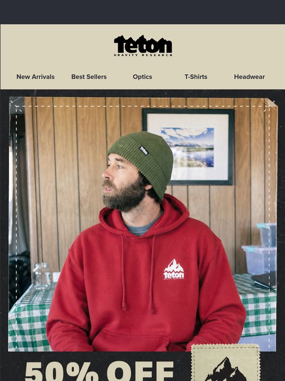 50% Off Select TGR Styles