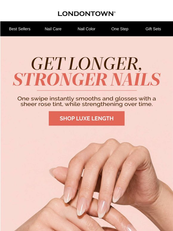 The shortcut to longer-looking nails 💅