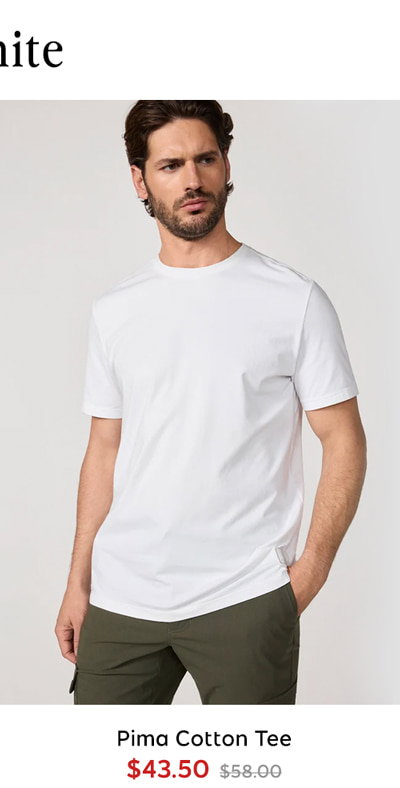 Shop Pima Cotton Tee
