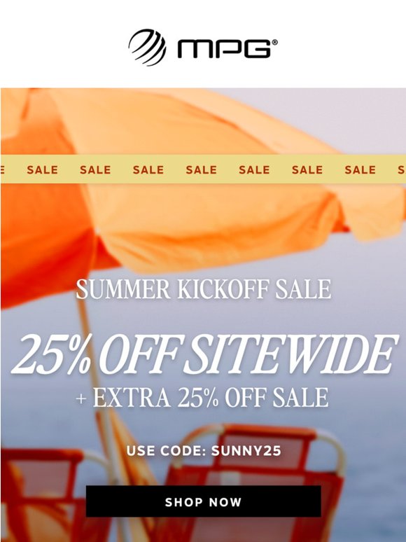 25% Off Sitewide Sale Continues 🚨