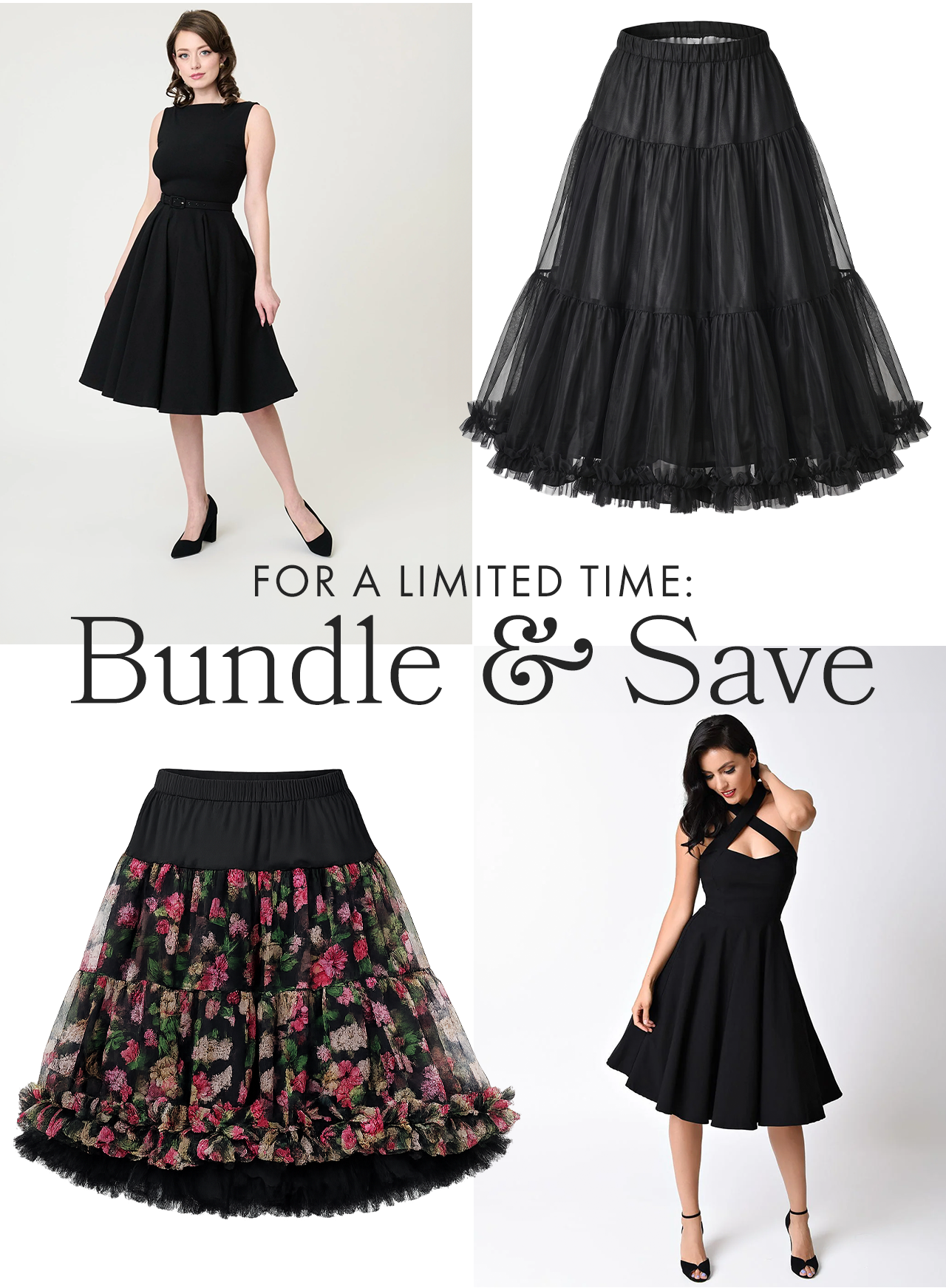 Bundle and Save: 20% Off Dress + Petticoat