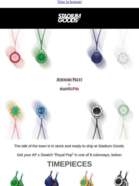 Audemars Piguet x Swatch "Royal Pop"