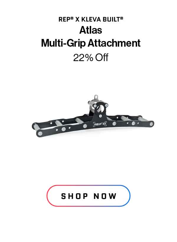 REP® x Kleva Built®  Atlas™ Multi-Grip Cable and Landmine Attachment