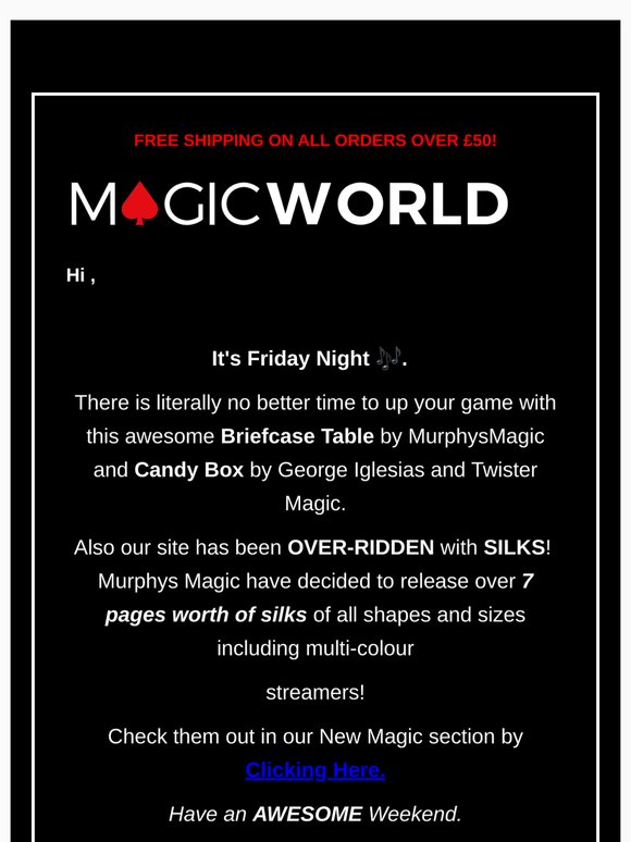 Friday Night Magic with Candy Box and an Abundance of Silks