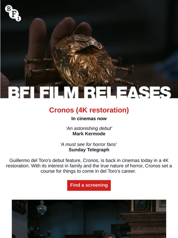 In cinemas now: Cronos (4K restoration)