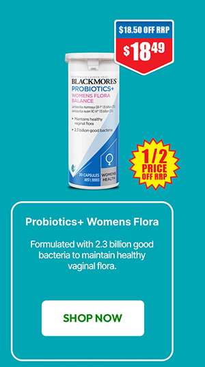Blackmores Probiotics + Womens Flora 