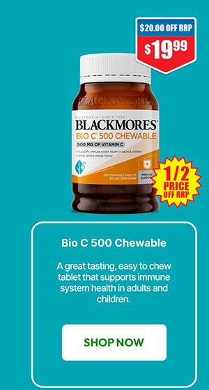 Blackmores Bio C 500 Chewable 
