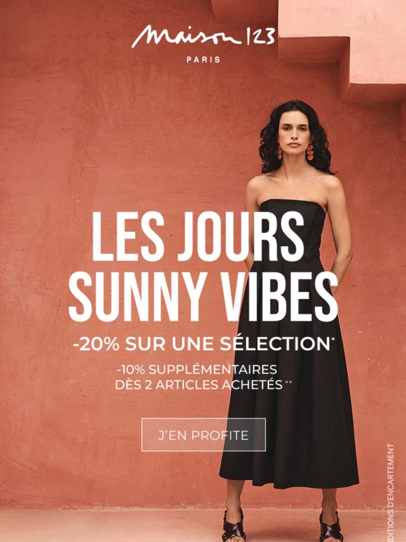 Les jours Sunny Vibes :  on a une surprise pour vous