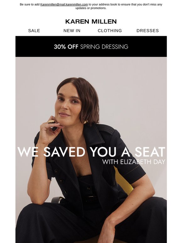 We Saved Elizabeth Day a Seat…