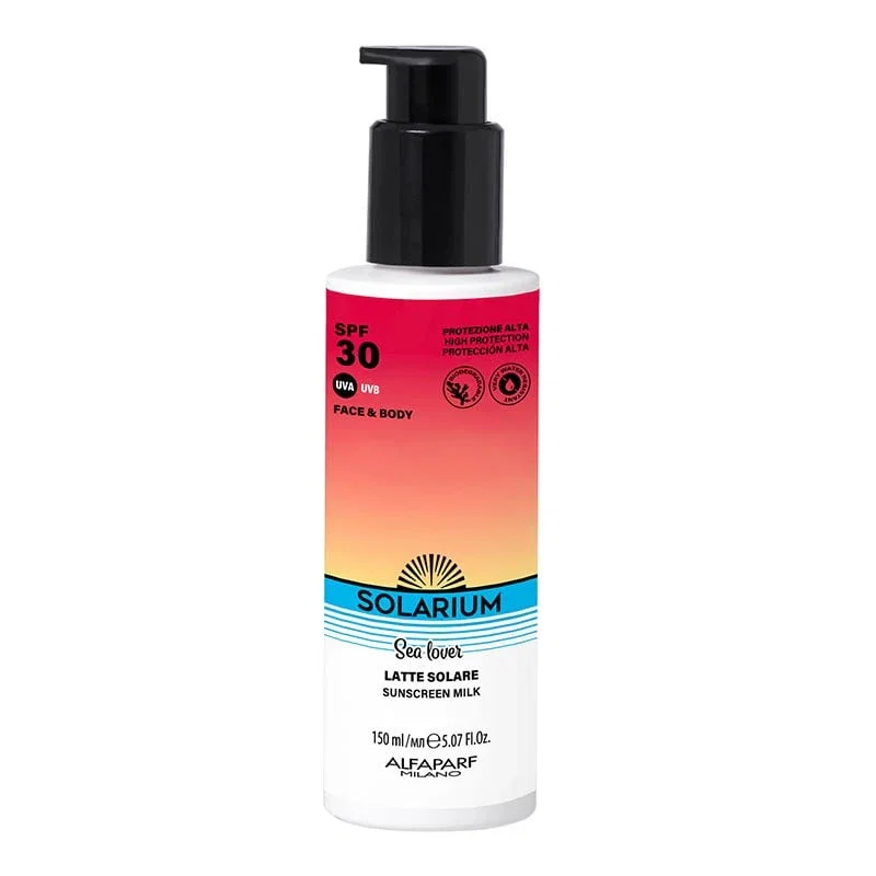 Image of Solarium spf 30 latte solare viso e corpo