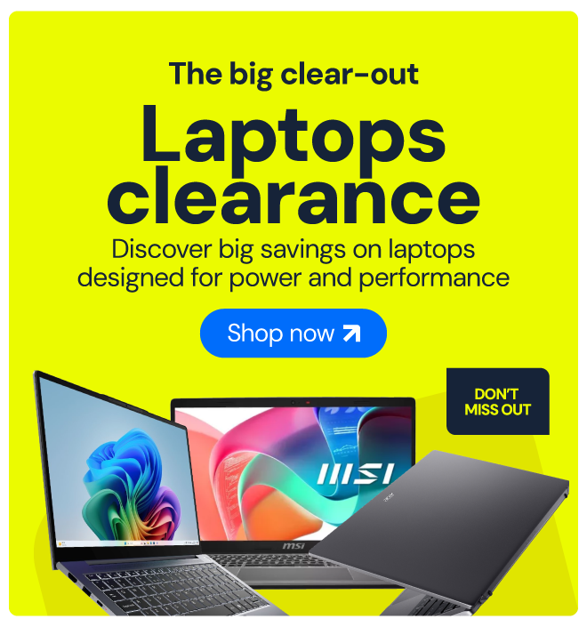 Laptops clearance
