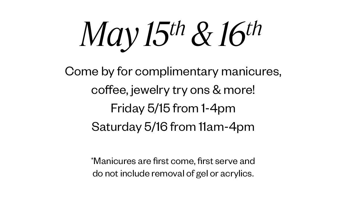May 15th and 16th
