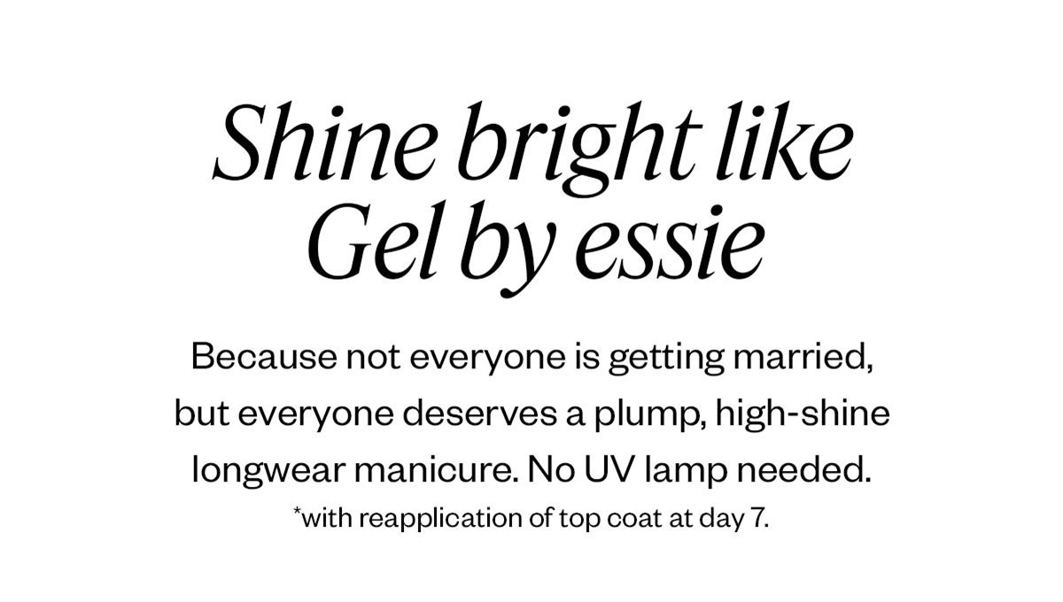 Shine bright like gel by essie