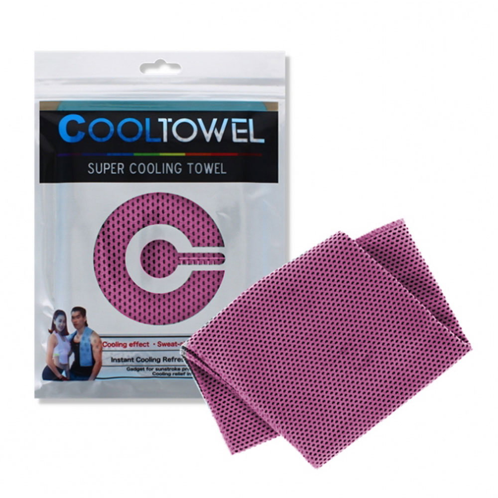 EvoDX Super Cooling Towel - Instant Cooling - Pink - £3.29 delivered