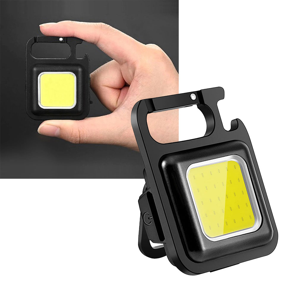 Amtech Super Bright COB Rechargeable Pocket Light Torch - Black - £6.49 delivered
