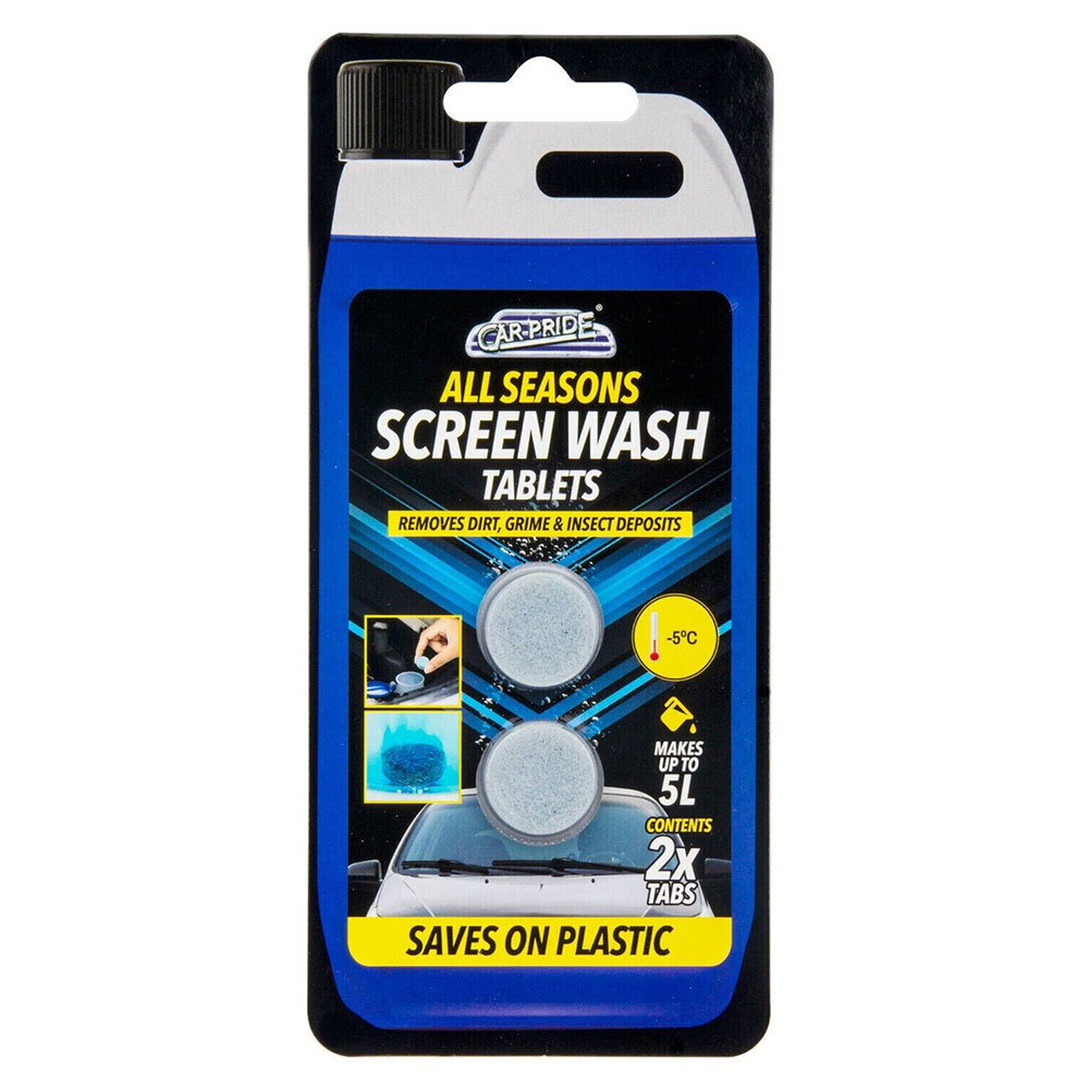 Car Pride Screen Wash Drop In Tabs 2pk - £2.89 delivered