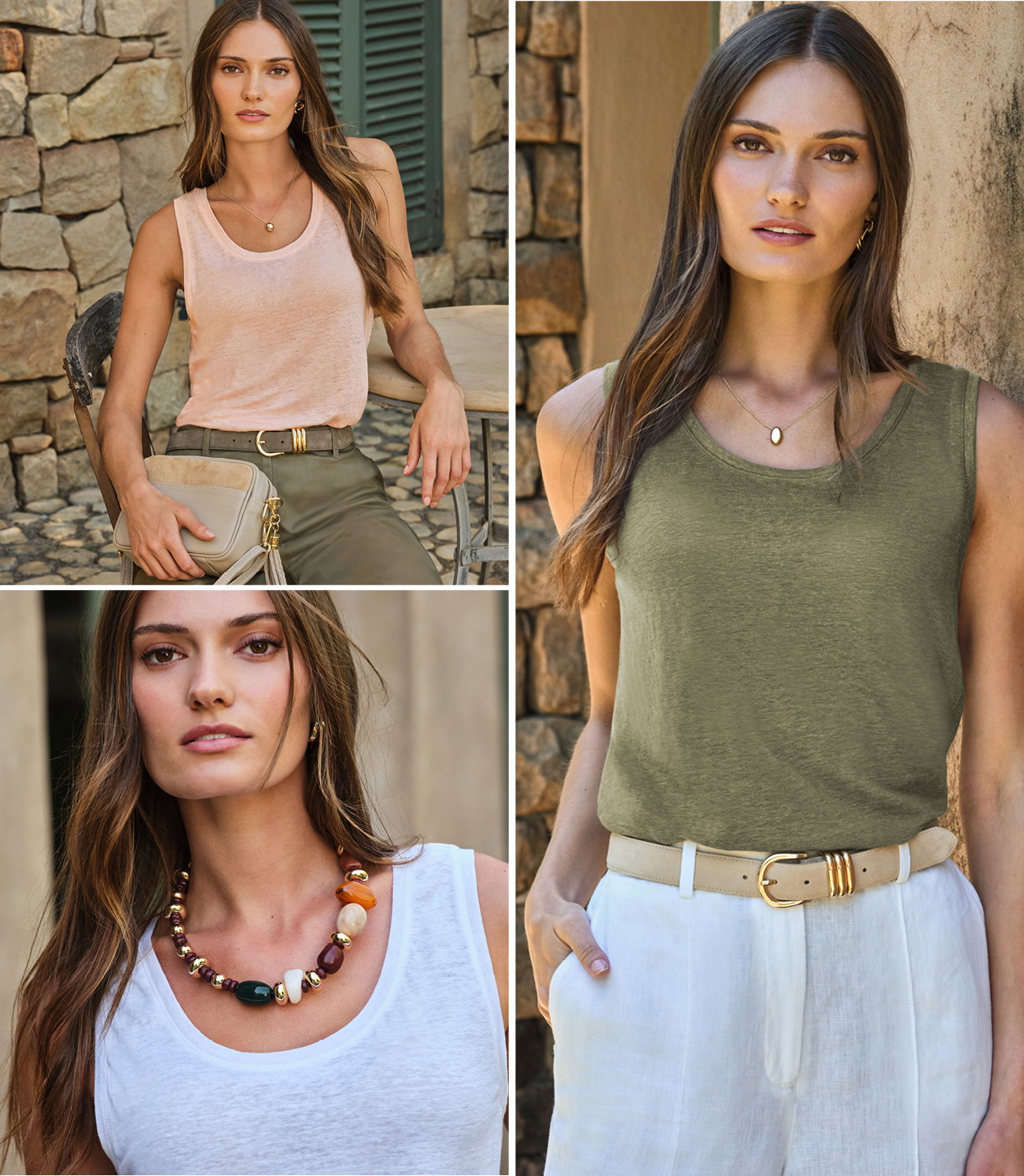 Luxury Linen Jersey Vest