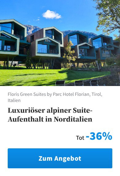 Luxuriöser alpiner Suite-Aufenthalt in Norditalien