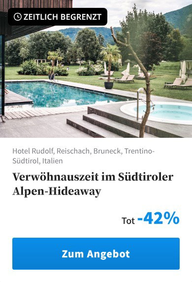 Verwöhnauszeit im Südtiroler Alpen-Hideaway