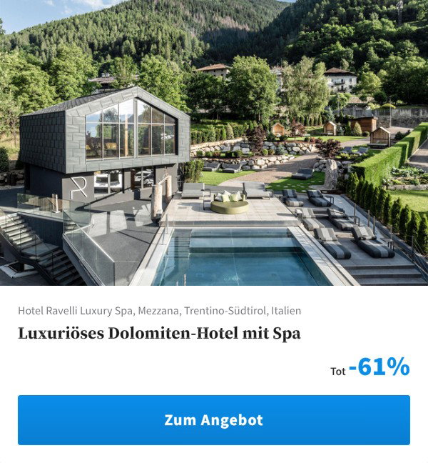 Luxuriöses Dolomiten-Hotel mit Spa
