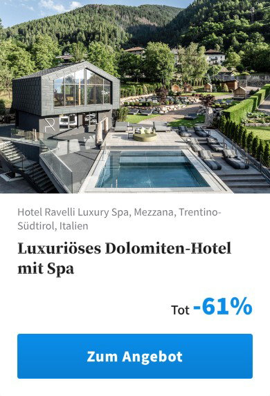 Luxuriöses Dolomiten-Hotel mit Spa