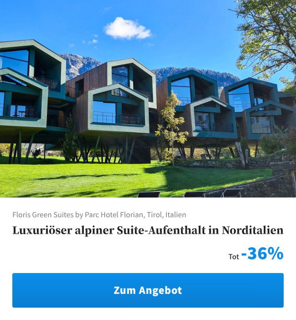 Luxuriöser alpiner Suite-Aufenthalt in Norditalien