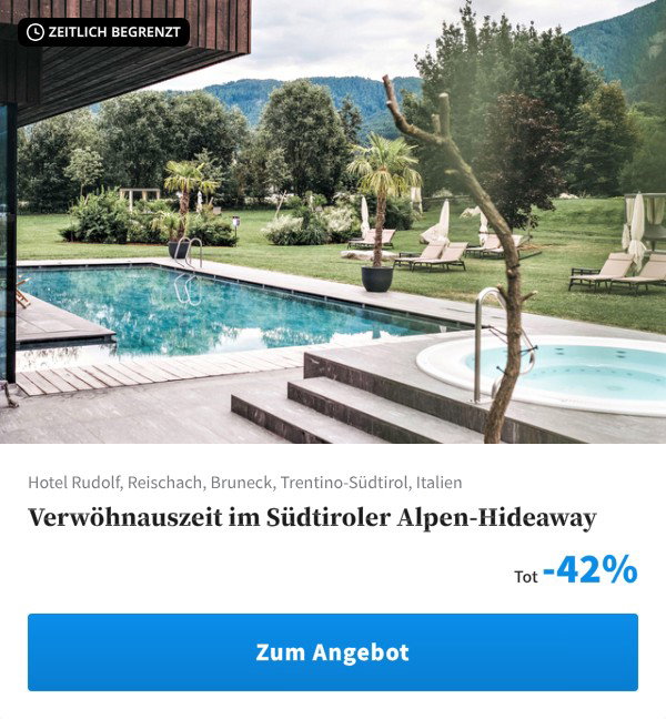 Verwöhnauszeit im Südtiroler Alpen-Hideaway