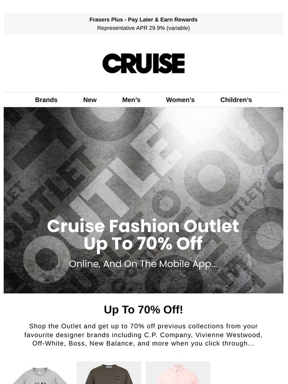 Up To 70% Off Your Favourite Brands!