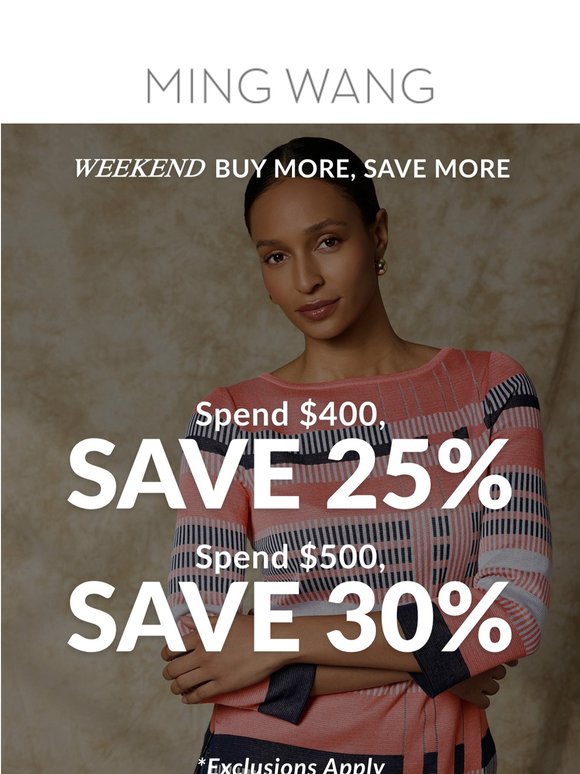 Buy More, Save More Starts Now