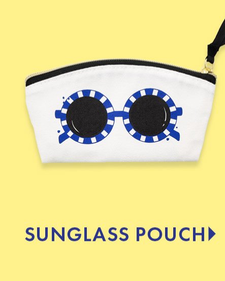 Summer Canvas Sunglass Pouch