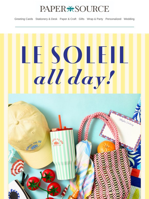 Summer Vibes Have Arrived at Paper Source!