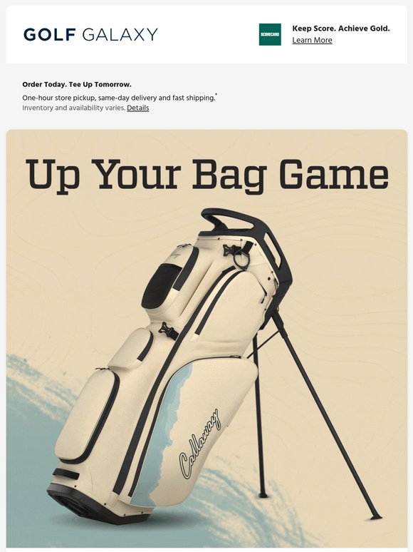 Limited-edition Callaway golf bags 🙌